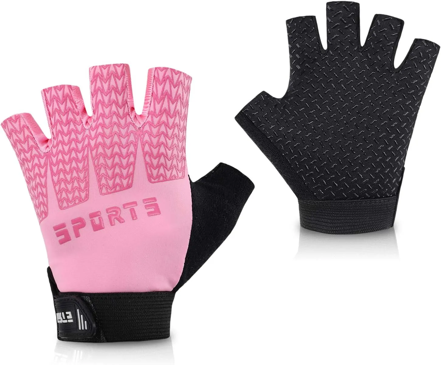 Accmor Kids Sport Half Finger Gloves for Boys Girls - Cycling, Camping, Fishing, Outdoor Sports