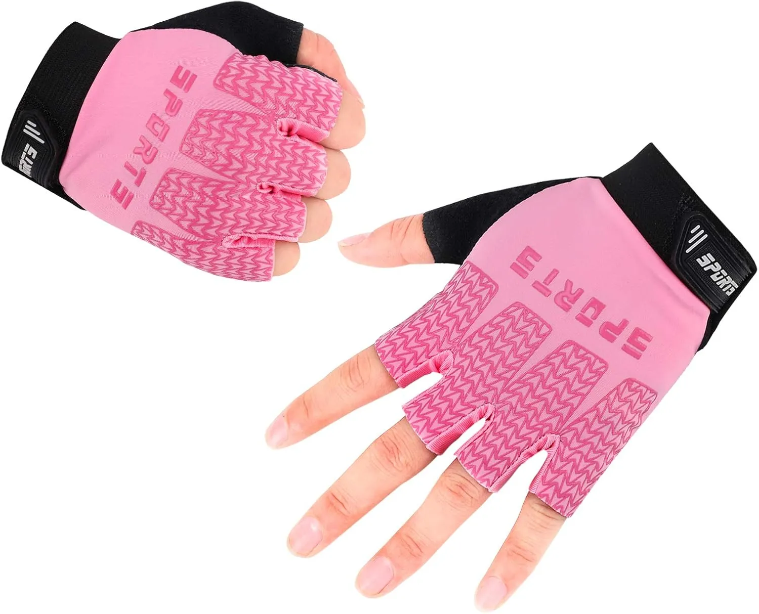 Accmor Kids Sport Half Finger Gloves for Boys Girls - Cycling, Camping, Fishing, Outdoor Sports