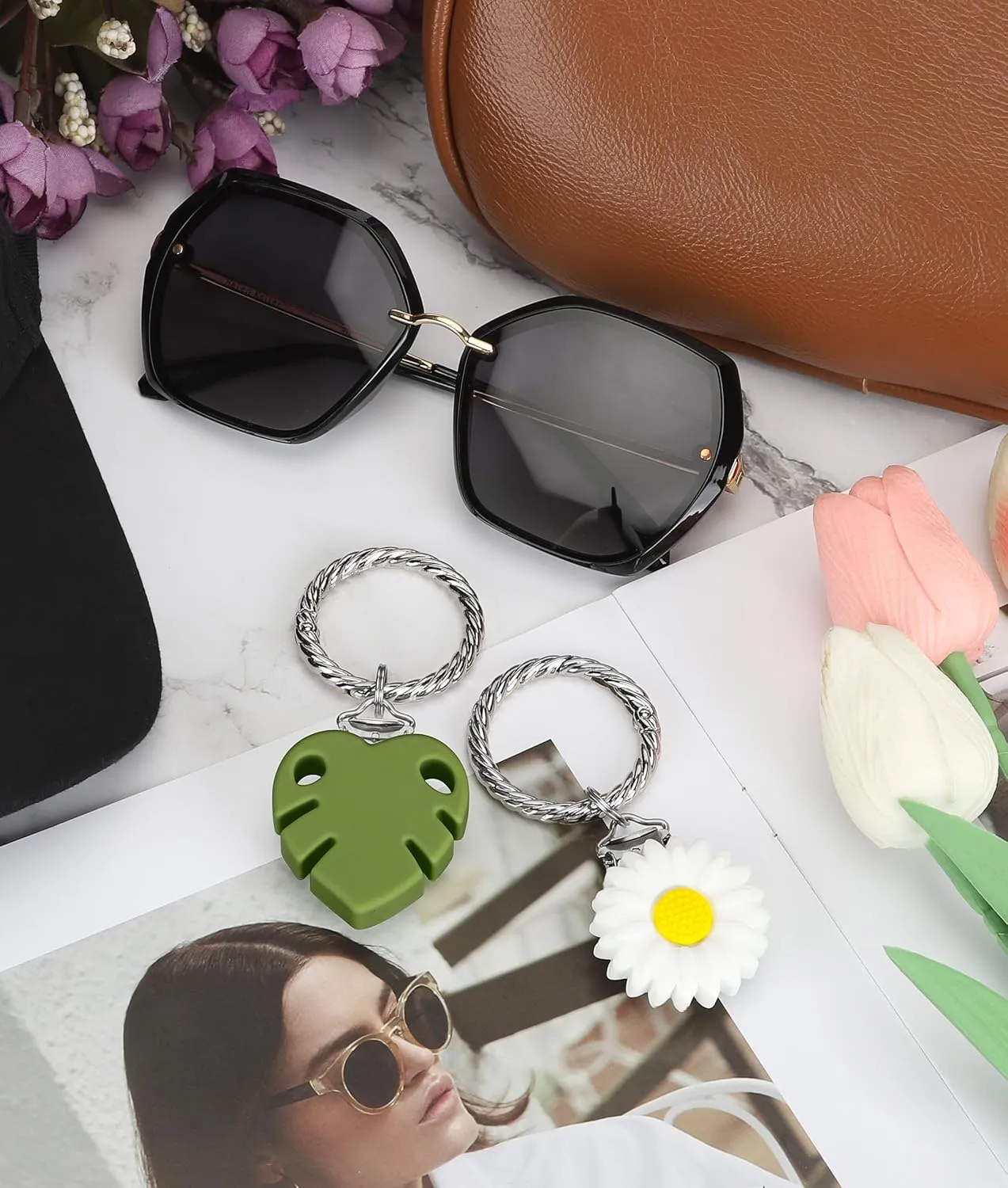 Hat Clip - Hat Holder for Travel on Bag - Silicone Hands Free Hat Clip for Purse Luggage - Protect Hat from Falling