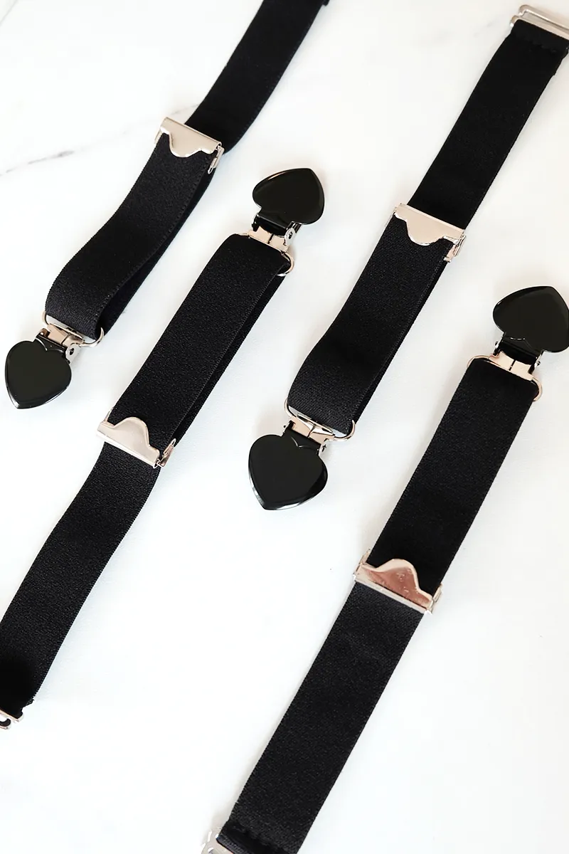 Heart Clip - Black