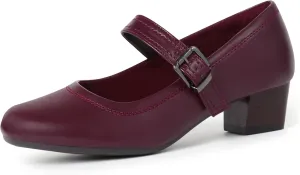 Ortho rest Women Mary Janes Shoes for Bunions Orthopedic Dress Shoes Low Chunky Heels Work Pumps