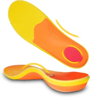 Plantar Fasciitis Insoles for Men Women 240 lbs Heavy Duty High Arch Support Insoles for Flat Feet Foot Pain Heel Pain Work Boot Orthotics Inserts for Standing All Day, L