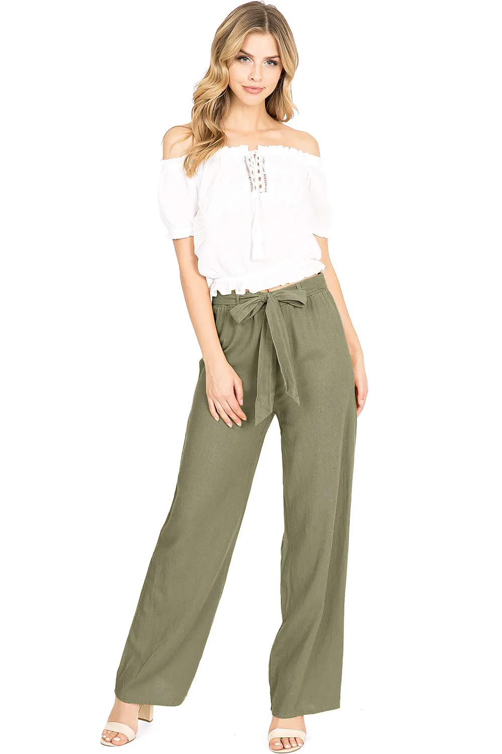 Sandy Shores Linen Pants