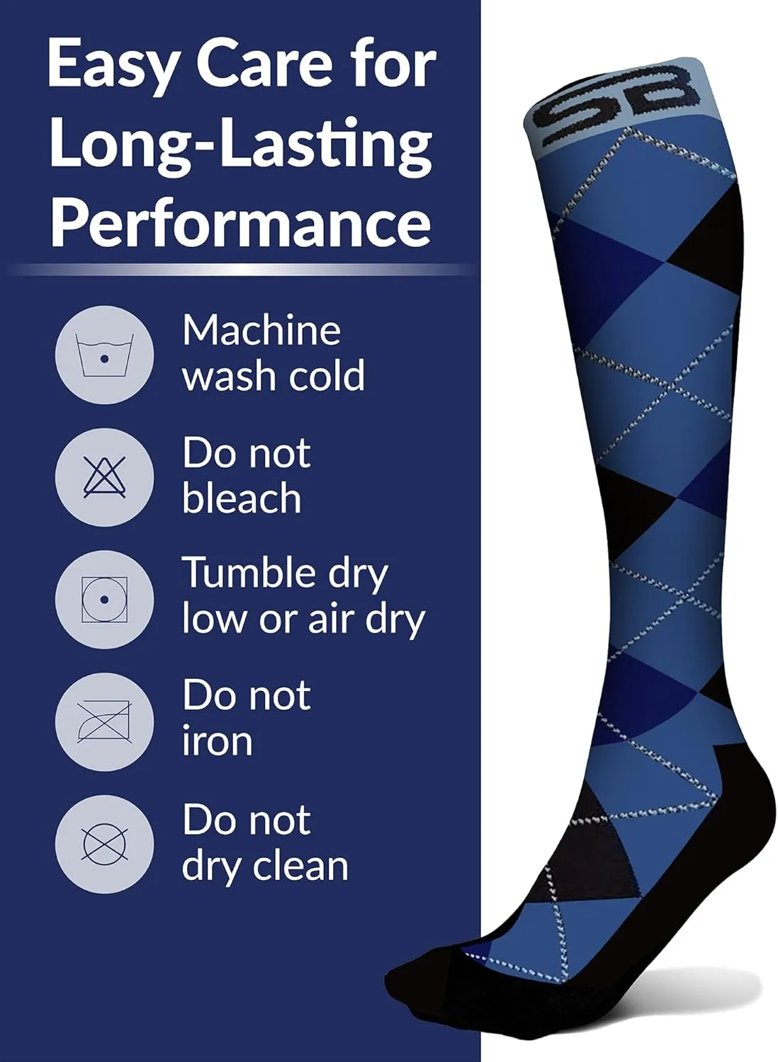 SB SOX Lite Compression Socks for Men & Women (15-20mmHg) ?C Best Compression Socks for Travel, Sports, and Daily Wear - XXL Sizes too!
