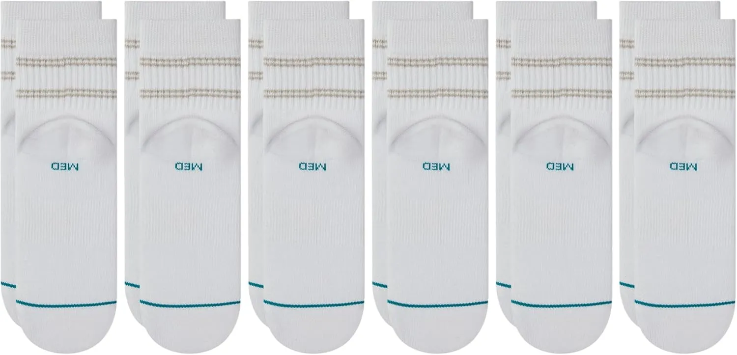 Stance Vital Quarter Sock 6-Pack for Men and Women