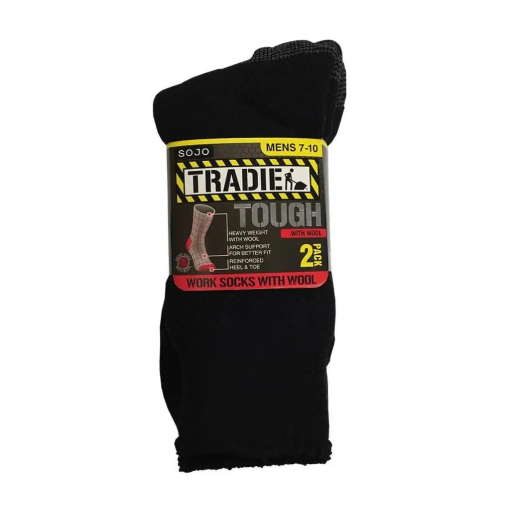 Tradie M22546SJ Mens 2pk Wool Sock
