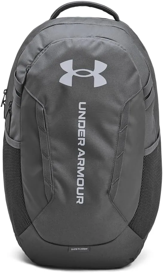 Under Armour Unisex-Adult Hustle 6.0 Backpack, (025) Castlerock / / Steel, One Size Fits Most