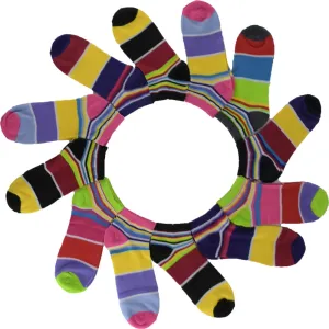 Wholesale 12 Pairs Lady Girls Ankle Socks Low Cut Assorted Colors S18354
